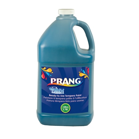 Prang Washable Tempera Paint, Gallon, Turquoise Blue 10613